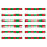 Christmas Arcade Garland - red & green