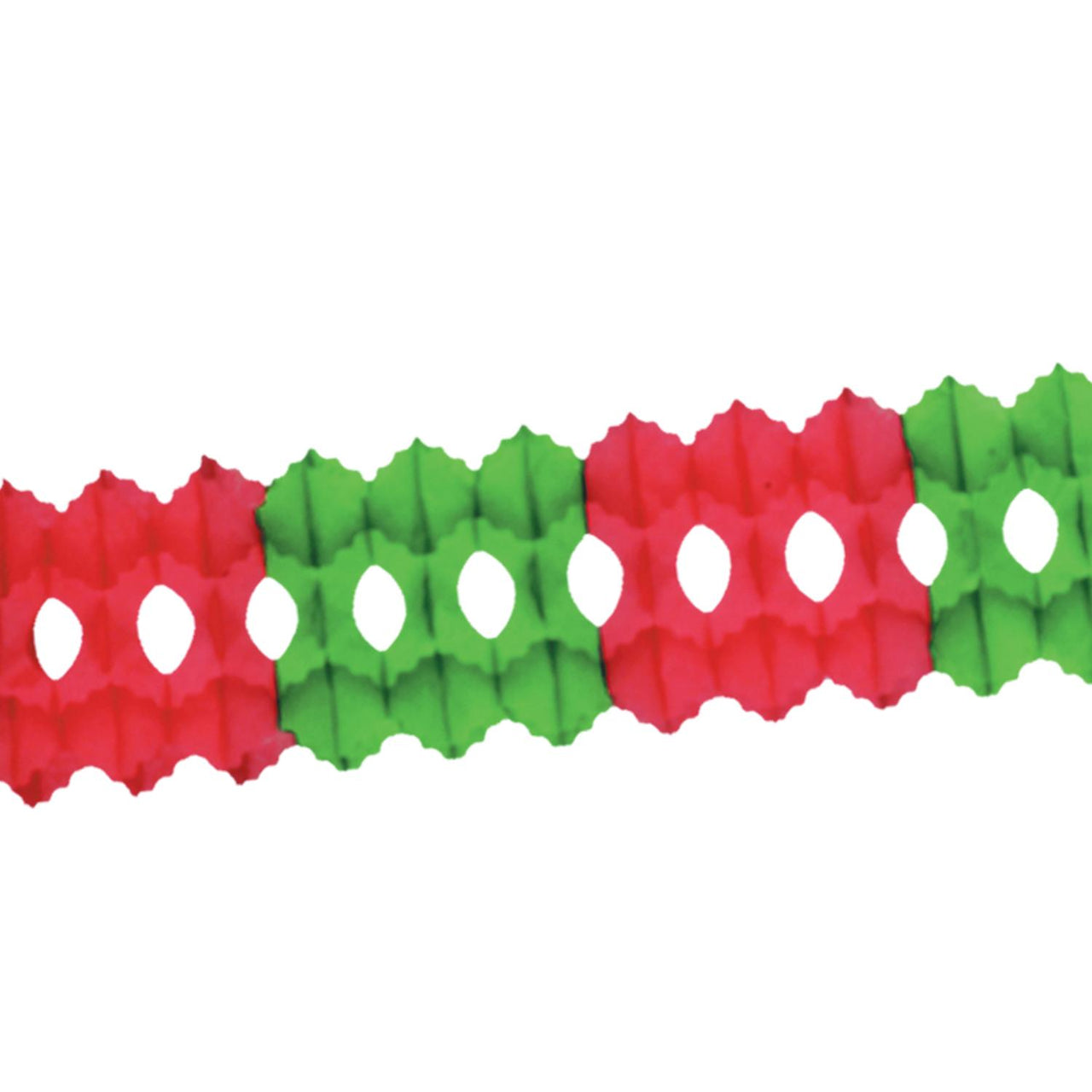 Beistle Christmas Arcade Garland - red & green