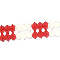 Beistle Valentine's Day Arcade Garland - red & white