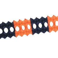 Beistle Halloween Packaged Arcade Garland - orange & black