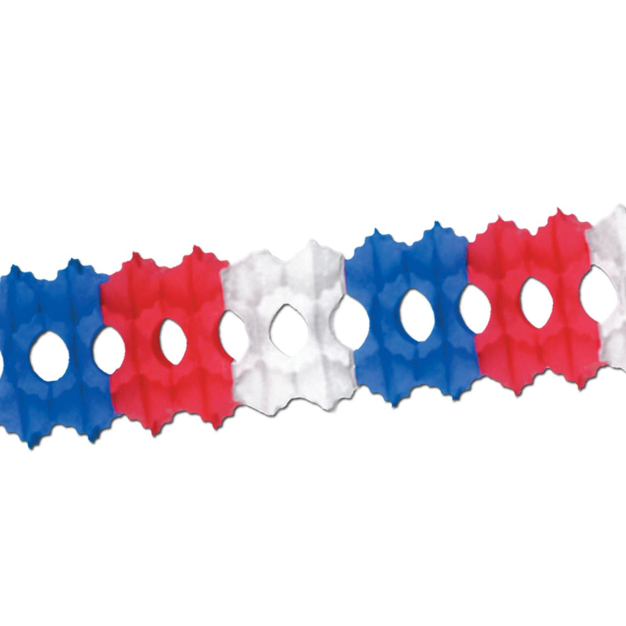 Beistle Packaged Arcade Party Garland - red - white - blue