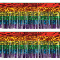 Bulk Pkgd 1-Ply FR Metallic Fringe Drape (Case of 6) by Beistle