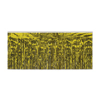 Beistle Packaged 2-Ply Party Metallic Fringe Drape - gold