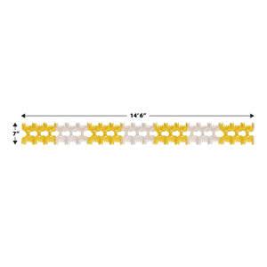 Party Decorations - Pageant Garland - canary & white