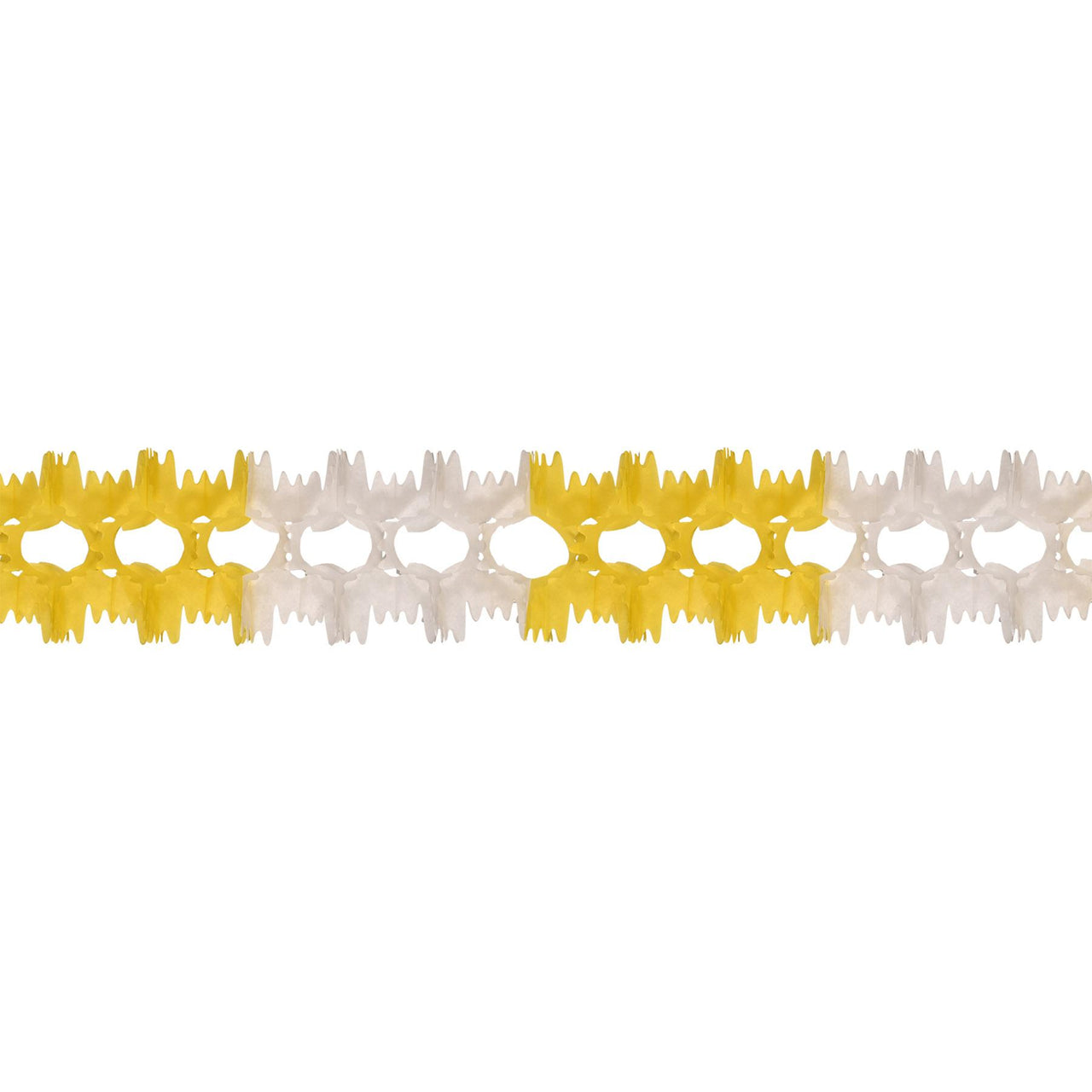 Beistle Party Pageant Garland - canary & white