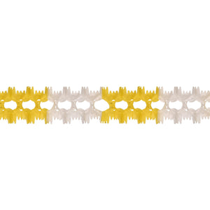 Beistle Party Pageant Garland - canary & white