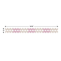 Party Decorations - Pageant Garland - pink & white