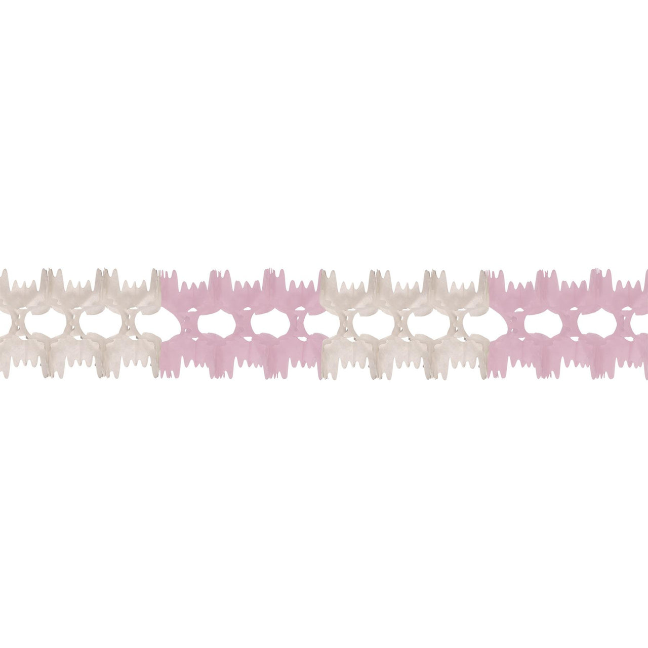 Beistle Party Pageant Garland - pink & white