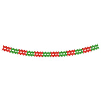 Leaf Garland - red & green