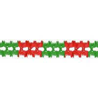 Beistle Christmas Pageant Garland - red & green