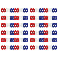 Pageant Garland - red, white, blue 