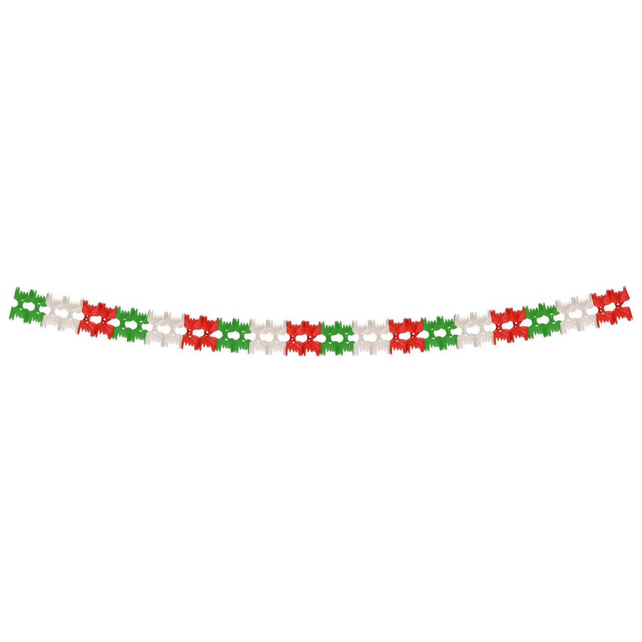 Pageant Garland - red, white, green 