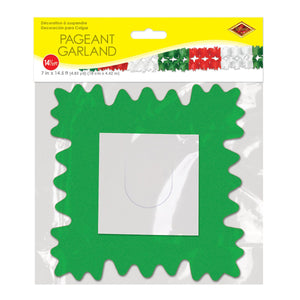 Bulk Pageant Garland red, white, green (Case of 12) by Beistle
