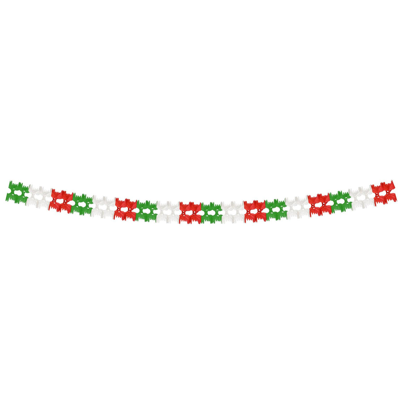 Bulk Pageant Garland red, white, green (Case of 12) by Beistle