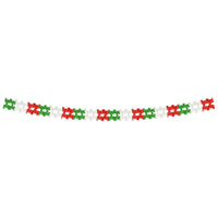 Bulk Pageant Garland red, white, green (Case of 12) by Beistle