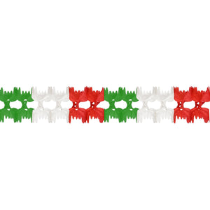 Fiesta Packaged Pageant Garland - red - white - green