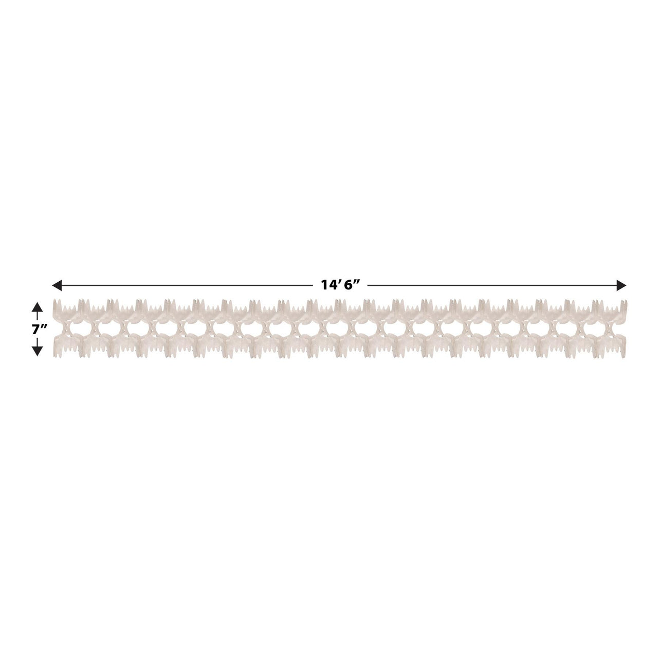 Party Decorations - Packaged Pageant Garland - white