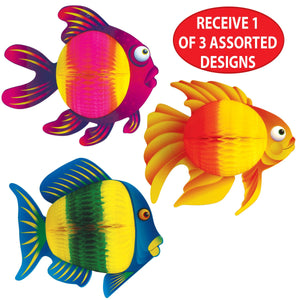Luau Party Supplies - Color-Brite Tropical Fish