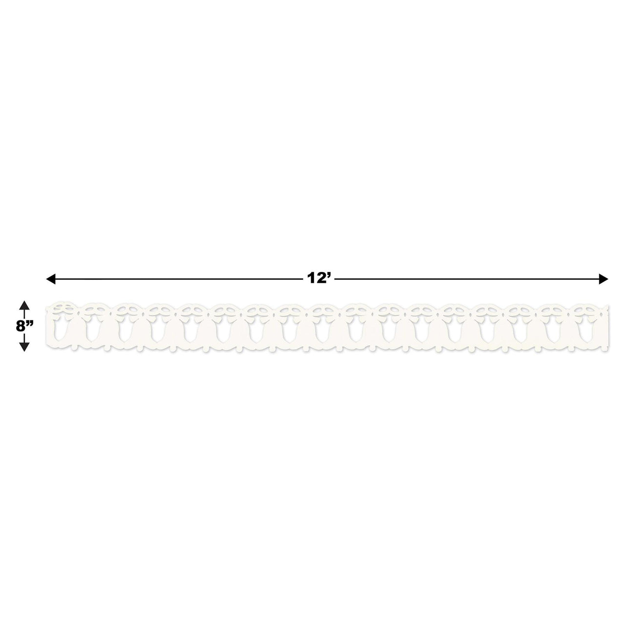 Wedding Supplies - Westminster Bell Garland - white