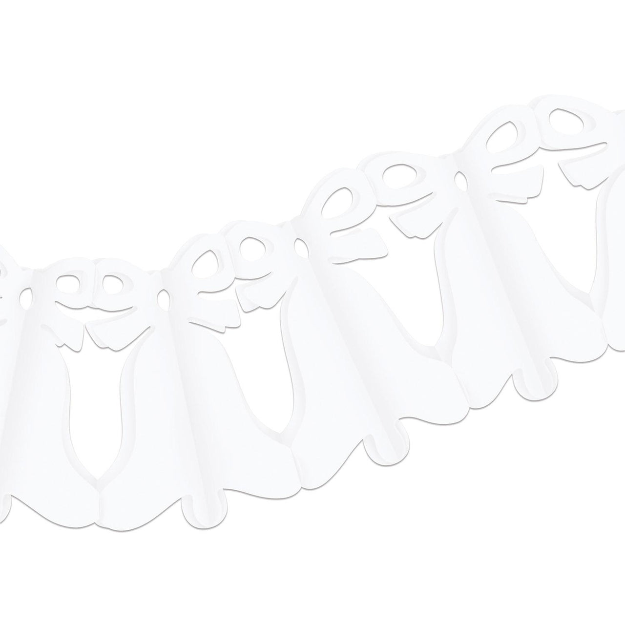 Beistle Westminster Bell Garland - white