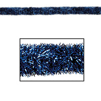 Beistle 100 ft Christmas Blue Tinsel Garland Decoration