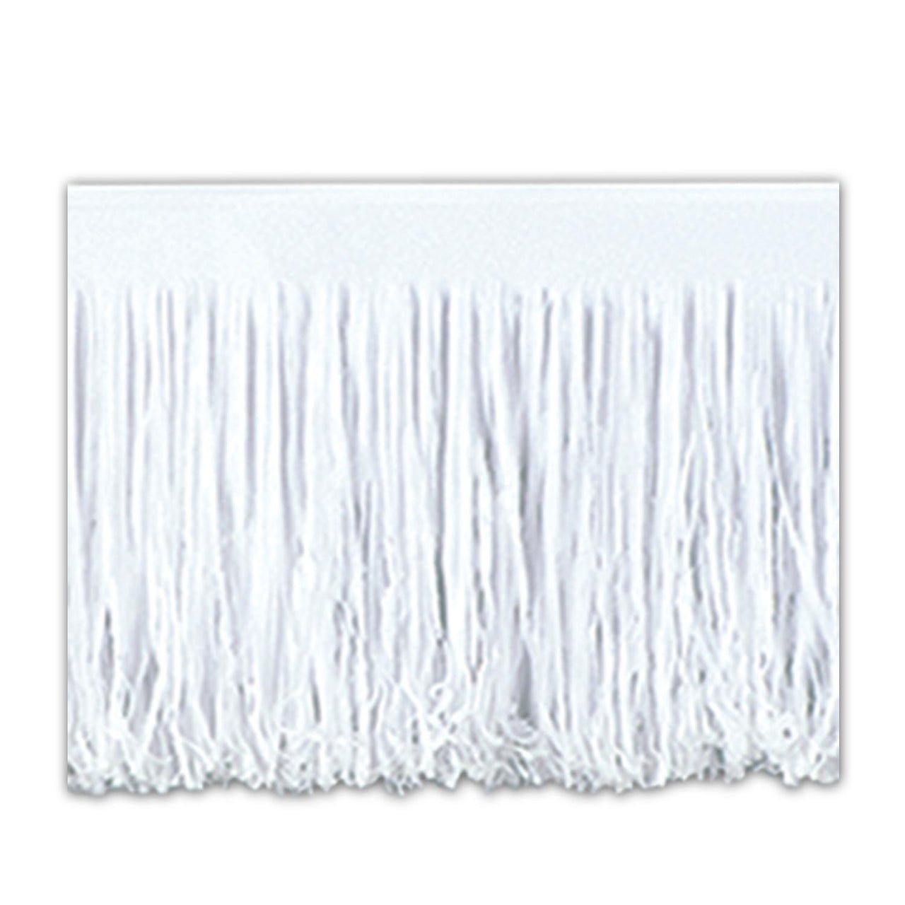 Beistle 6-Ply Tissue Party Fringe Drape - white