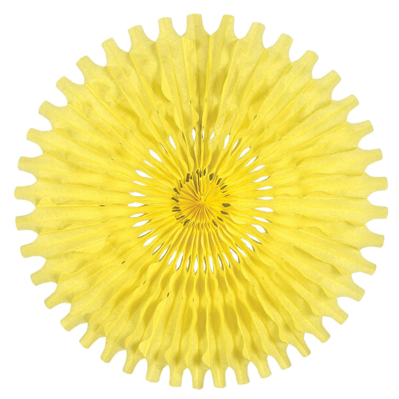 Beistle Party Tissue Fan - canary