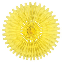 Beistle Party Tissue Fan - canary