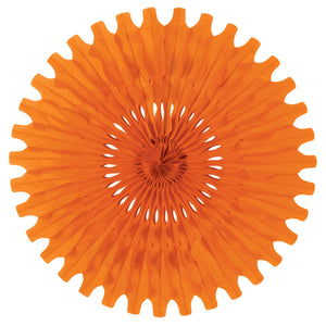 Beistle Party Tissue Fan - orange
