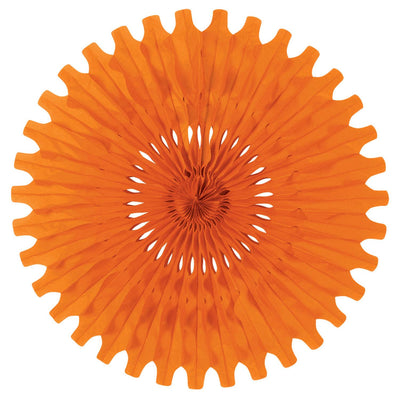 Beistle Party Tissue Fan - orange