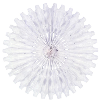 Beistle Party Tissue Fan - white