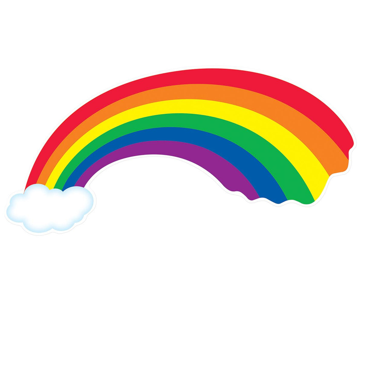 Beistle Rainbow Party Cutout