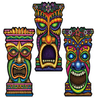 Beistle Luau Party Tiki Cutouts