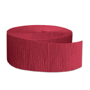 Beistle FR Party Festive Crepe Streamer - red