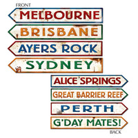 Beistle Australian Street Sign Party Cutouts (4/Pkg)