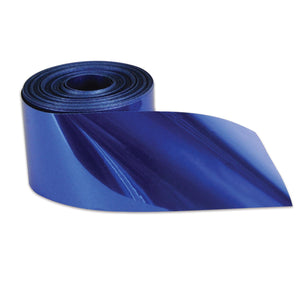 Beistle Gleam 'N Party Streamer Metallized Streamer - blue