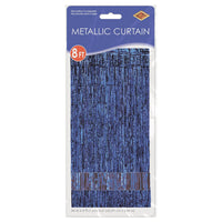 Bulk 1-Ply Gleam 'N Curtain blue (Case of 6) by Beistle