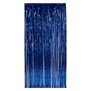 Beistle 1-Ply Party Gleam 'N Curtain - blue