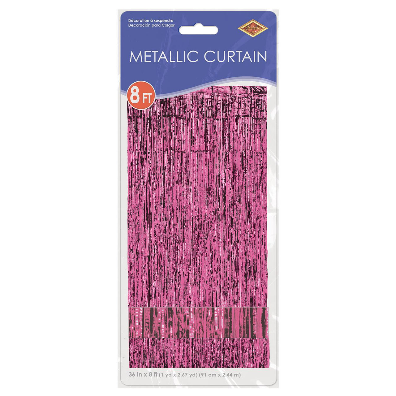 1-Ply Gleam 'N Curtain cerise (Case of 6)