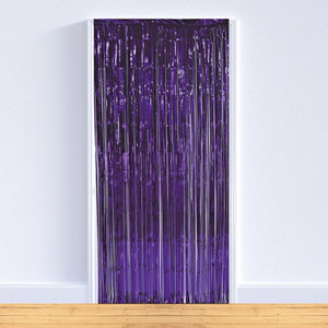 Bulk 1-Ply Gleam 'N Curtain purple (Case of 6) by Beistle