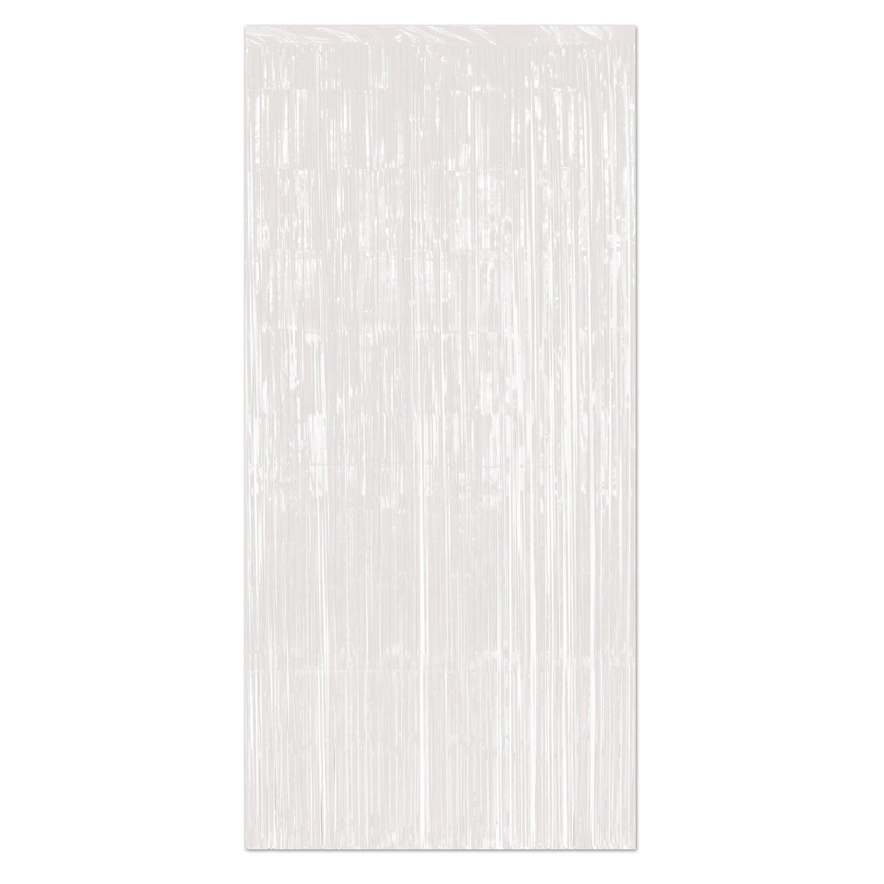 Beistle 1-Ply Party Gleam 'N Curtain - white