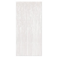 Beistle 1-Ply Party Gleam 'N Curtain - white