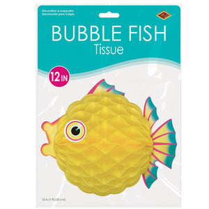 Luau Party Supplies - Tissue Bubble Fish