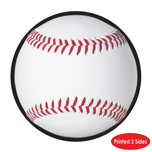 Bulk Sports Party Baseball Cutout (Case of 24) by Beistle