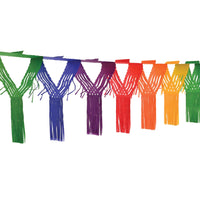 Beistle Drop Party Fringe Garland - rainbow