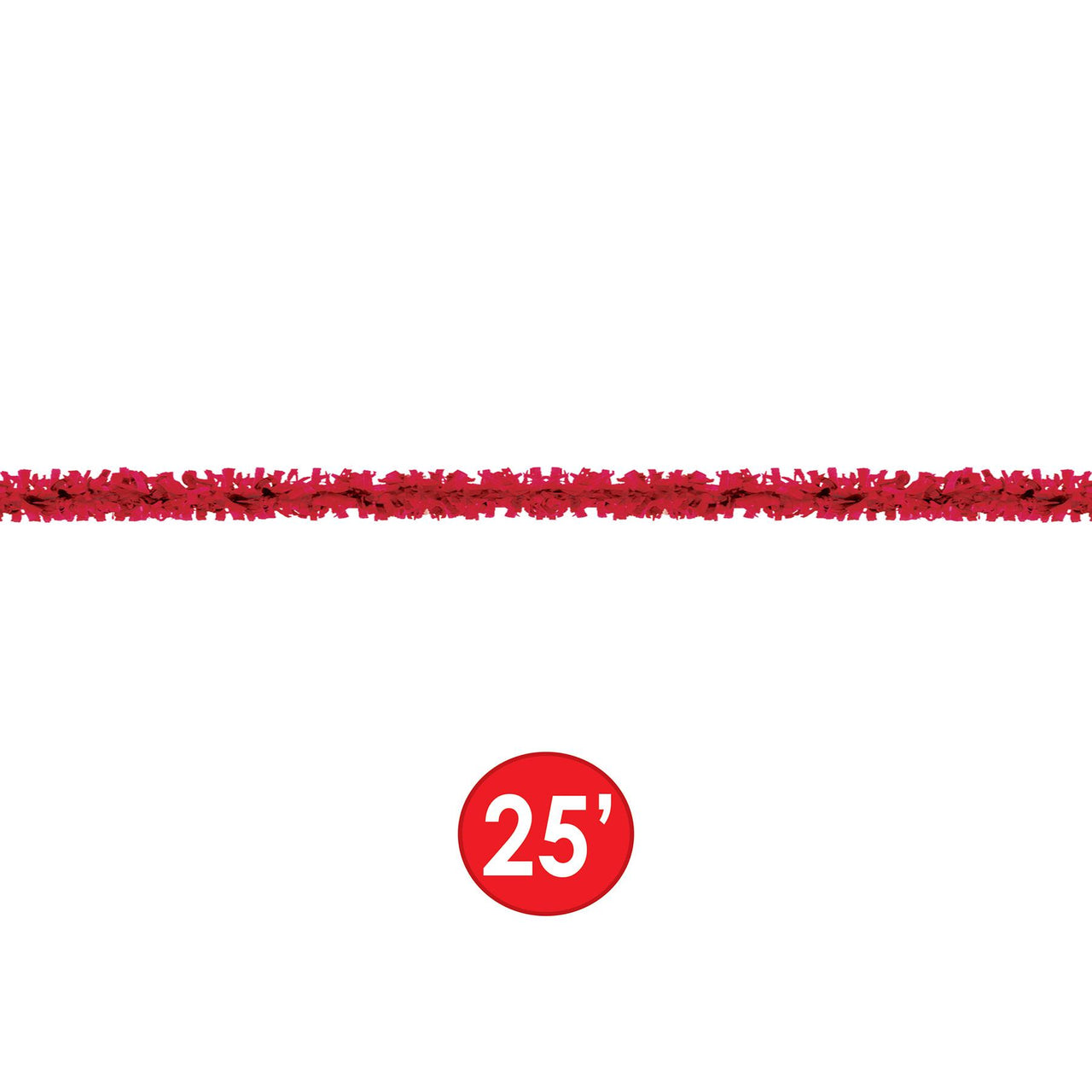 Party Decorations - Tissue Festooning - red