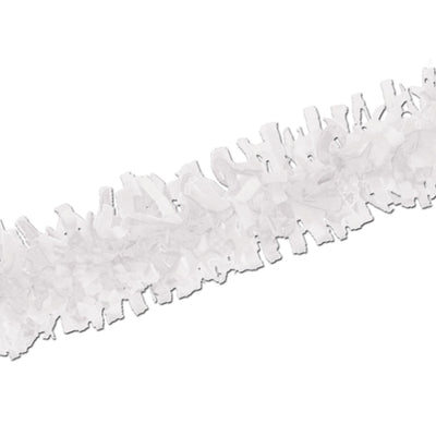 Beistle Packaged Tissue Party Festooning - white