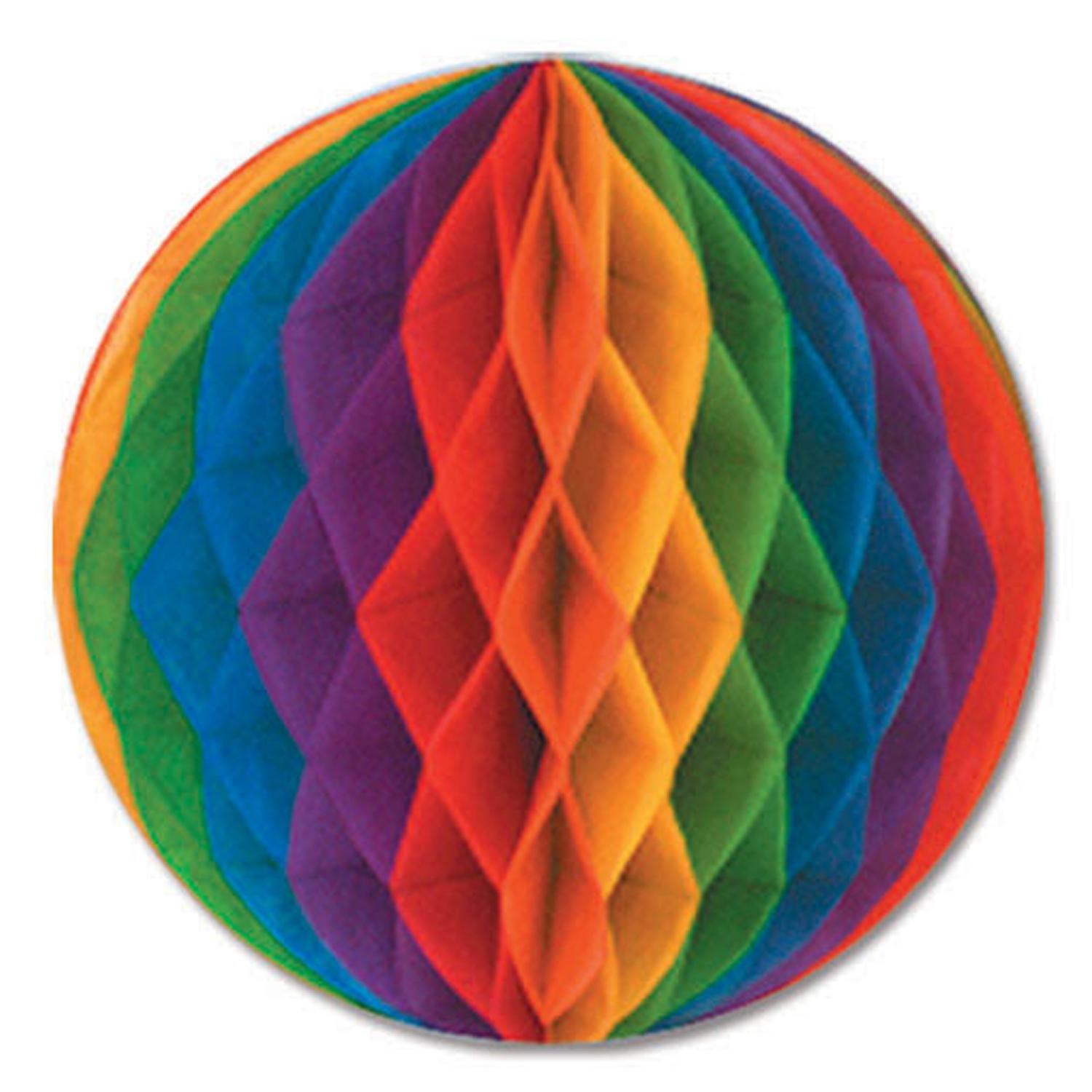 Beistle Party Tissue Ball - rainbow