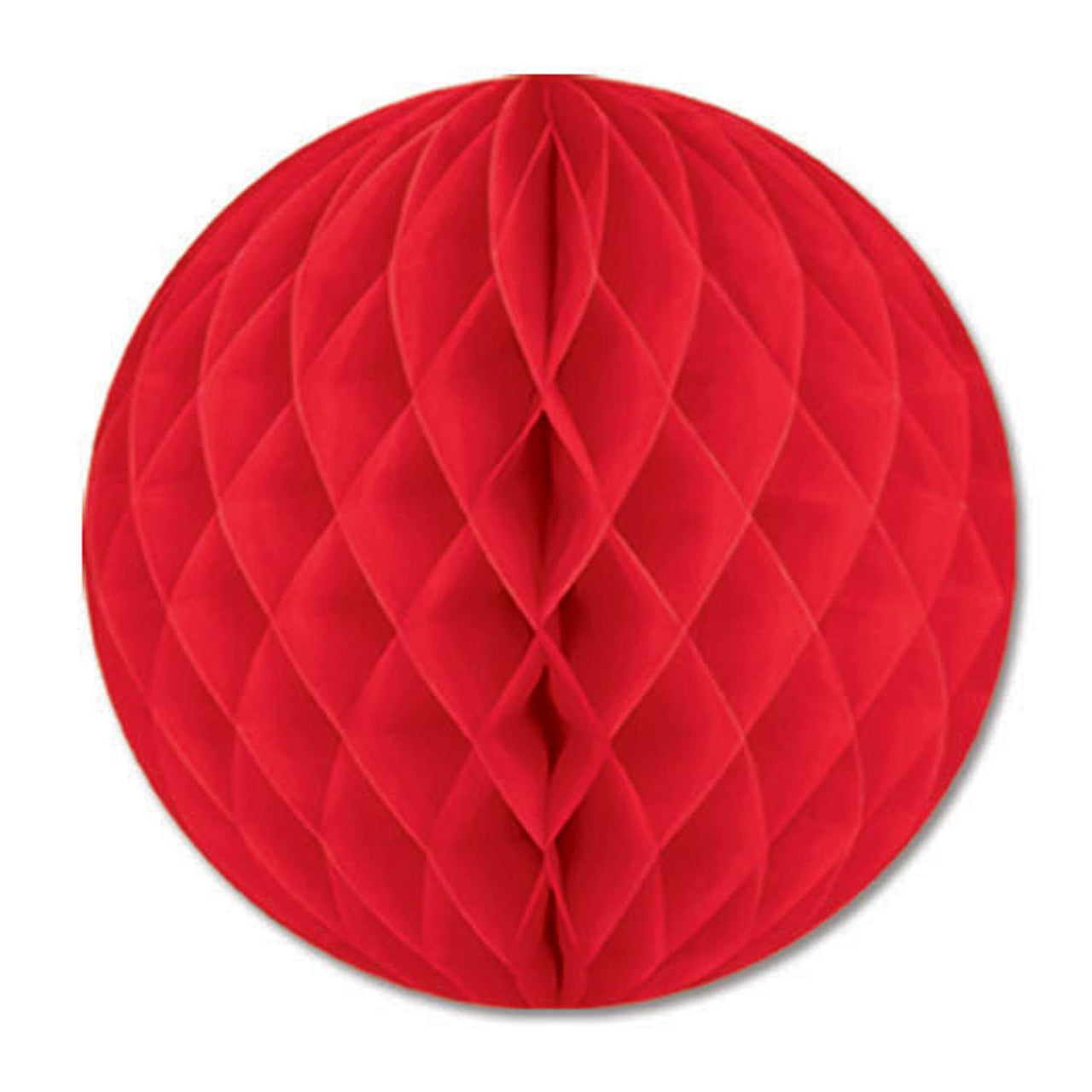 12 Inch- Beistle Party Tissue Ball - Red
