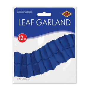 Bulk Leaf Garland blue Party Decoration (Case of 12) by Beistle